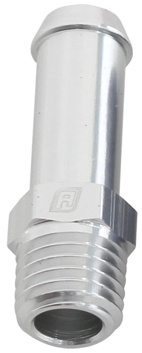 Male 1/16" NPT To 1/4" Barb Silver Straight Male To Male AF841-04-01S - Aeroflow