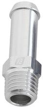 Male 1/16" NPT To 1/4" Barb Silver Straight Male To Male AF841-04-01S - Aeroflow