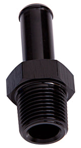 Male 1/2" NPT To 5/8" Barb Black Straight Male To Male AF841-10BLK - Aeroflow
