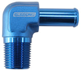 90 Deg 1/8" NPT To -4 100/450 Series Braided Hose AN Size AF842-04AN - Aeroflow