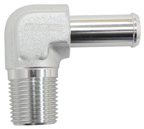 90 Deg 1/8" NPT To -4 100/450 Series Braided Hose AN Size AF842-04ANS - Aeroflow