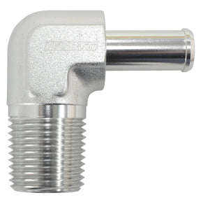 90 Deg 1/2" NPT To -8 100/450 Series Braided Hose AN Size AF842-08-08ANS - Aeroflow