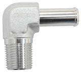 90 Deg 3/8" NPT To -8 100/450 Series Braided Hose AN Size AF842-08ANS - Aeroflow