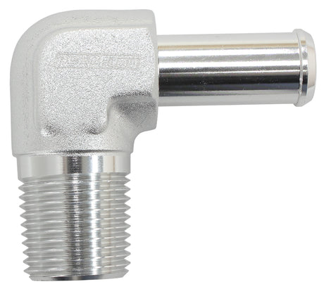 90 Deg 1/2" NPT To -10 100/450 Series Braided Hose AN Size AF842-10ANS - Aeroflow