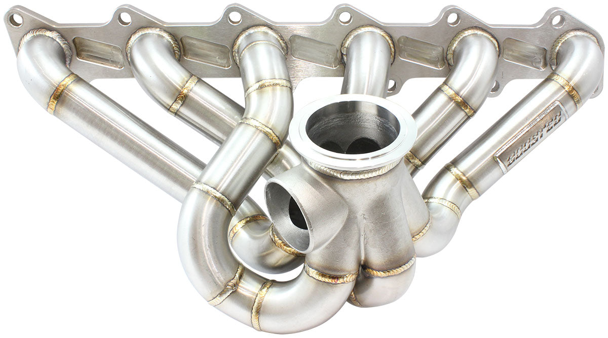 Ford Barra SS GT40 V-Band Manifturbo High Mount 50mm BA BF FG AF8427-3000 - Aeroflow