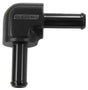 90 Degree 1/2" Barb Both Ends Black 1/2" / 12.7mm Barbs AF843-08BLK - Aeroflow