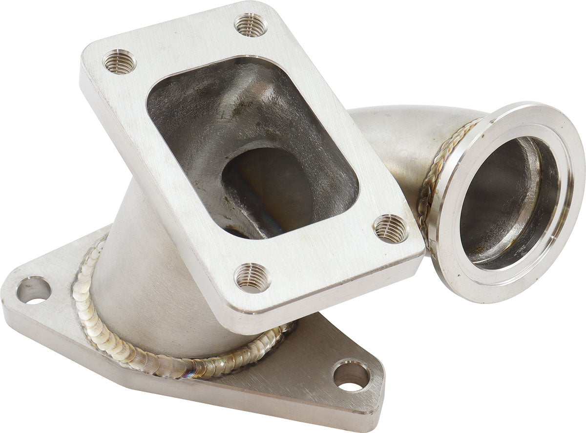 Subaru EJ25 Twist Mount S/S Turbo Adapter T3 Single 45mm EJ20 AF8445-1200 - Aeroflow