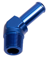 45 Deg 1/8" NPT To 1/4" Barb Blue 45 Deg Male To Male AF845-04 - Aeroflow