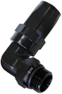 90 Deg -6 Hose To Male -4 Thread Black AF849-06-04BLK - Aeroflow