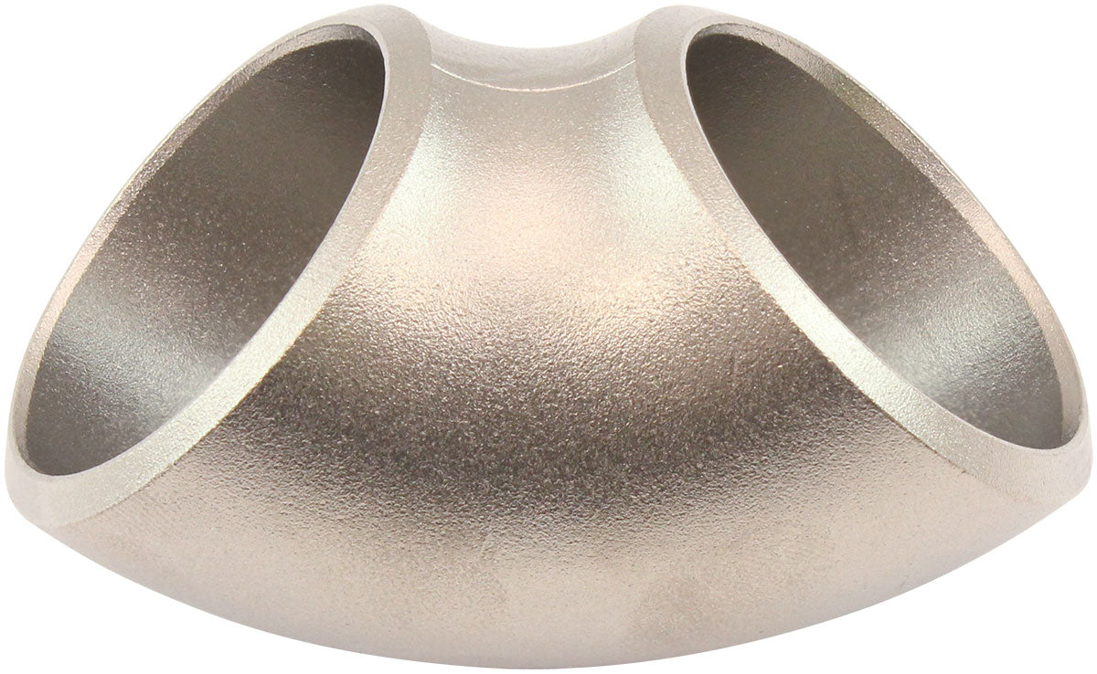1-3/8" Stainless 90 Deg 1.0D Radius Bend Turbo Manifold Exhaust Pipe Steam Steel AF8503-1625S AF8503-1625SS - Aeroflow