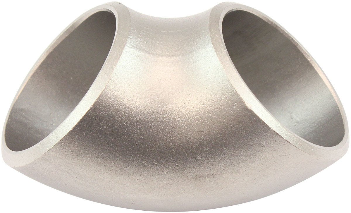 1-5/8" Stainless 90 Deg 1.0D Radius Bend Turbo Manifold Exhaust Pipe Steam Steel AF8503-1875S AF8503-1875SS - Aeroflow