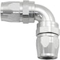 90 Deg -8AN To -8AN Cutter Full Flow Double Hose Ends AF853-08-08S - Aeroflow