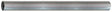 Aluminium Tube Straight 2.50" O.D 63mm Wall 2.03mm 1M Long AF8601-250L - Aeroflow