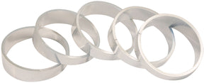 Alloy Pie Cuts 5pc Makes 45 Deg Bend 1D Tight Radius 1.5" O.D AF8689-150 - Aeroflow