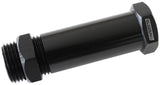 -6ORB Through Frame Fitting 2-3/8" Length Throug Rails Etc AF877-06BLK - Aeroflow