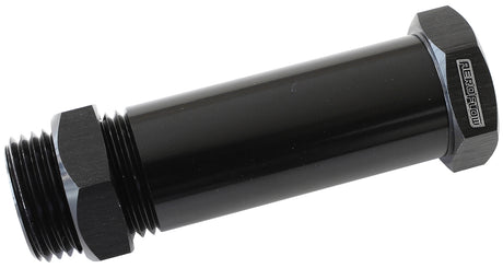 -6ORB Through Frame Fitting 2-3/8" Length Throug Rails Etc AF877-06BLK - Aeroflow