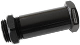 -8ORB Through Frame Fitting 2-3/8" Length Throug Rails Etc AF877-08BLK - Aeroflow