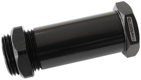 -8ORB Through Frame Fitting 2-3/8" Length Throug Rails Etc AF877-08BLK - Aeroflow