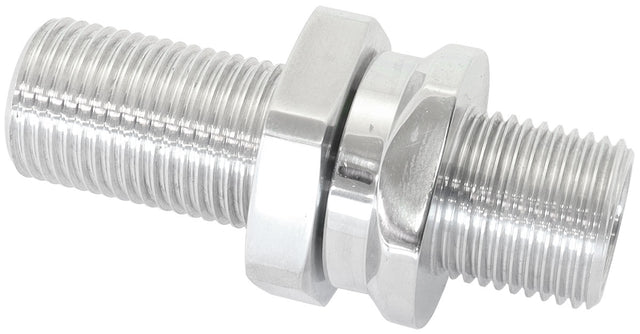 Billet Bulkhead Inserts #6 Ac Fitting Both Sides Polished AF88-2010 - Aeroflow