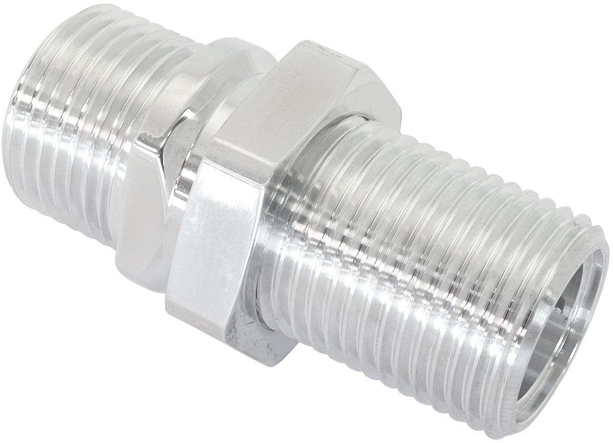 Billet Bulkhead Inserts #10 Acfitting Both Sides Polished AF88-2013 - Aeroflow