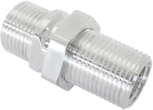 Billet Bulkhead Inserts #10 Acfitting Both Sides Polished AF88-2013 - Aeroflow