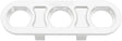 Billet Bulkhead Plate 3 Port Modular Universal Polished AN Ac AF88-2020 - Aeroflow