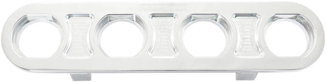 Billet Bulkhead Plate 4 Port Modular Universal Polished AN Ac AF88-2021 - Aeroflow