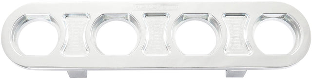 Billet Bulkhead Plate 4 Port Modular Universal Polished AN Ac AF88-2021 - Aeroflow