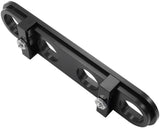 Billet Bulkhead Plate 4 Port Modular Universal Black AN Ac AF88-2021BLK - Aeroflow