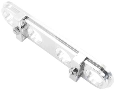 Billet Bulkhead Plate 4 Port Modular Universal Polished AN Ac AF88-2021 - Aeroflow