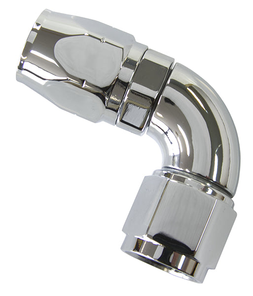 Elite 90 Deg -8AN Hose End Elite Show Quality Full Flow AF883-08 - Aeroflow