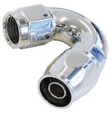 Elite 150 Deg -4AN Hose End Elite Show Quality Full Flow AF885-04 - Aeroflow