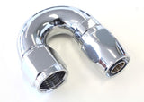 Elite 180 Deg -4AN Hose End Elite Show Quality Full Flow AF886-04 - Aeroflow