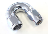 Elite 180 Deg -8AN Hose End Elite Show Quality Full Flow AF886-08 - Aeroflow