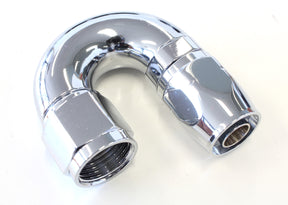 Elite 180 Deg -8AN Hose End Elite Show Quality Full Flow AF886-08 - Aeroflow