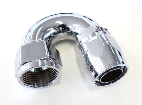 Elite 180 Deg -16AN Hose End Elite Show Quality Full Flow AF886-16 - Aeroflow