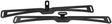 Universal Intercooler Mountingbrackets Pair Black AF90-0999 - Aeroflow