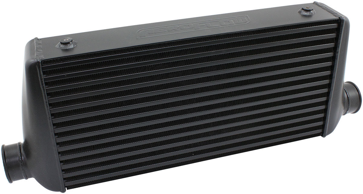 Race Series Intercooler 600 x 300 x 76mm Black AF90-1008BLK - Aeroflow