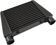 V-Mount Street Intercooler 330 x 280 x 76mm 2.5" Black AF90-1015BLK - Aeroflow