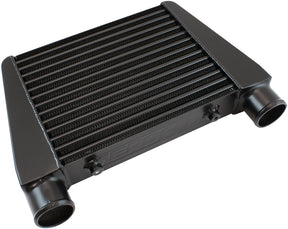 V-Mount Street Intercooler 330 x 280 x 76mm 2.5" Black AF90-1015BLK - Aeroflow