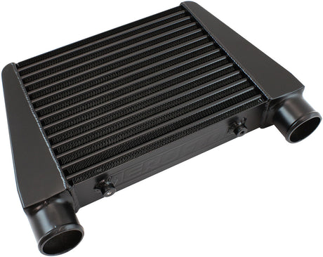 V-Mount Street Intercooler 330 x 280 x 76mm 2.5" Black AF90-1015BLK - Aeroflow