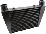 V-Mount Street Intercooler 330 x 280 x 76mm 2.5" Black AF90-1015BLK - Aeroflow