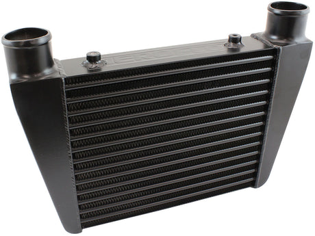 V-Mount Street Intercooler 330 x 280 x 76mm 2.5" Black AF90-1015BLK - Aeroflow