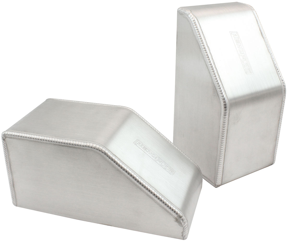 Intercooler End Tanks 230 x 112 Top Bottom Inlet Outlet Pair AF90-1173 - Aeroflow