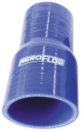 Silicone Hose Reducer Straight Blue I.D 3.75-3.00" 95-76mm, Wall 5.3mm, 127mm Long 9001-375-300 AF9001-375-300 - Aeroflow
