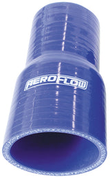 Silicone Hose Reducer Straight Blue I.D 6.25-4.00" 159-102mm, Wall 5.3mm, 127mm Long 9001-625-400 AF9001-625-400 - Aeroflow