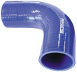 Silicone Hose 90 Deg; Blue I.D 1.50" 38mm, Wall 4.5mm, 150mm Leg AF9003-150 - Aeroflow