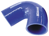 Silicone Hose 135 Deg; Blue I.D 1.50" 38mm, Wall 4.5mm, 100mm Leg AF9005-150 - Aeroflow
