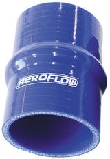 Silicone Hump Hose Straight Blue I.D 3.50" 90mm, Wall 5.3mm, 100mm Long AF9011-350 - Aeroflow