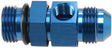 -6ORB To -6AN With 1/8" Port Blue AF904-06 - Aeroflow